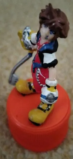 キングダムハーツチェインオブメモリーズ　ペットボトルキャップフィギュア