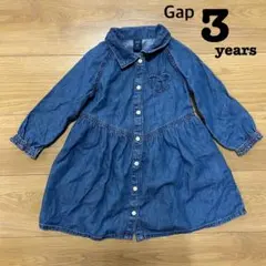 Gap ギャップ⭐️デニムワンピース ハート 3歳 約100cm