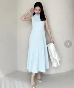 anuans アニュアンス ニット ワンピース 美品 Mのサムネイル