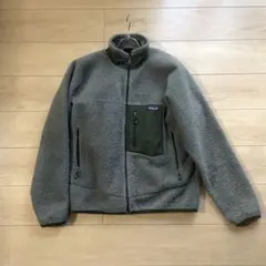 00s 2004年 USA製 Patagonia レトロX フリース　淡緑