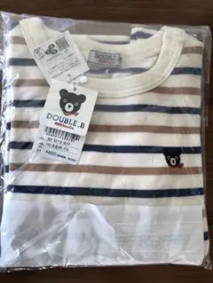 DOUBLE.B ストライプ Tシャツ(長袖)