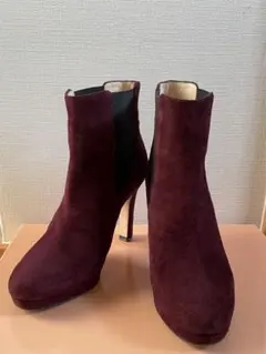 FABIO RUSCONI VENEZIA サイドゴアブーツ ボルドー　36½