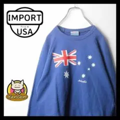 v*e様 【K019】USA輸入 スウェット 裏起毛 デザイン◎ 国旗 プリント