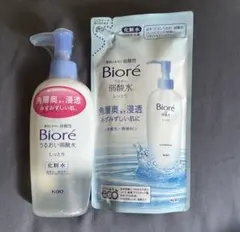 Biore うるおい弱酸水 しっとり 本体＋詰め替え　セット売りのサムネイル