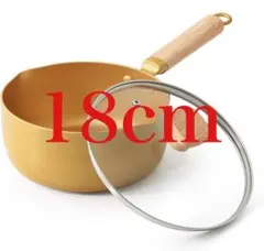 SENSARTE 雪平鍋 18cm 焦げ付かない 蓋付き 片手鍋 ゴールドのサムネイル