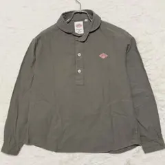 【2022年式］ダントン 丸襟 プルオーバーシャツ カーキー