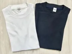 TAKEO KIKUCHI 半袖Tシャツ 2枚セット （ネイビー&ホワイト）
