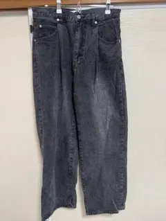 WYM ブラックデニムパンツ Mサイズ wypt1103