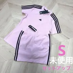 【新品】アディダスゴルフ　セットアップ　ワンピース　ピンク