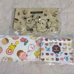 3点セット匿名配送/新品未開封　ポケモン×ミスド　トートバッグ他