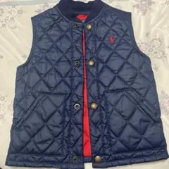 ポロ・ラルフ・ローレン ダウンベスト ネイビー