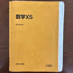 駿台　東大クラス XS,ZS前期後期教材 駿台 東大・京大・医学部コース 数学XS テキスト 2022 前期/後期 計2冊