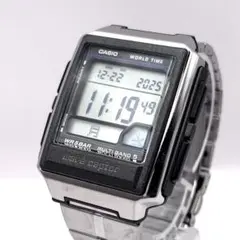 CASIO ウェーセプター デジタル スクエア メンズ 腕時計 稼働品 新品電池