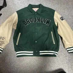 BROOKLYN スタジャン グリーン ベージュのサムネイル