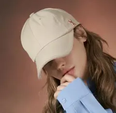 VARZAR Rose gold stud over fit ball cap