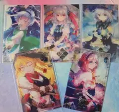 東方　クリアカードコレクション　5枚セット