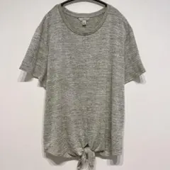 Calvin Klein Jeans 裾結び 杢グレー Tシャツ Lサイズ 半袖のサムネイル