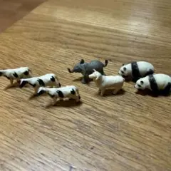 ミニチュア 動物 フィギュア 7体セット