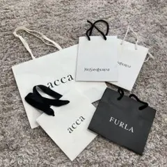 acca・Yves Saint Laurent・Furla ショップ袋セット