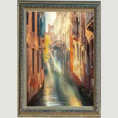 希少！ヴェネチア 水の都 絵画 ビンテージ イタリア ヨーロッパ欧州