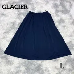 グラシア フレアスカート ロング ウエストゴム 上品 綺麗