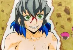 【即購入OK】自作　手描きイラスト「鬼滅の刃　嘴平伊之助」