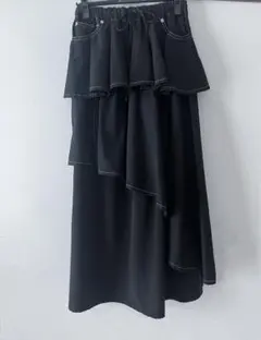 gomme マキヒロシゲアトリエ レイヤードデニムスカートのサムネイル