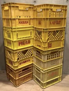 送料込 70個 ビールケース 瓶ケース コンテナ ラムネケース ボックス