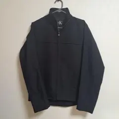 Calvin Klein ブラック ジップアップジャケット