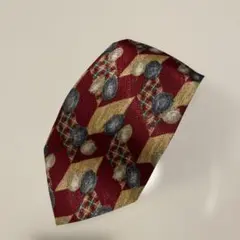 ヴァレンティノ 幾何学模様 ネクタイ