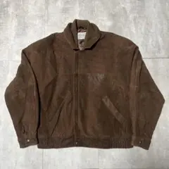 90s ドイツ製 ユーロ スウェード ジップアップ ブルゾン ヴァルスター 90s ドイツ製 ユーロ スウェード ジップアップ ブルゾン ヴァル