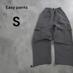 【即日発送】レディース イージーパンツ S グレー ストリート カジュアル 古着