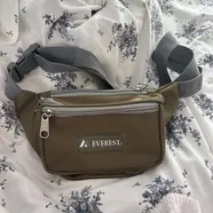 EVEREST カーキ色 ウエストポーチ
