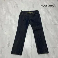 HOUS.ATPD ホス ローライズ デニムパンツ イエローステッチ ストリートのサムネイル