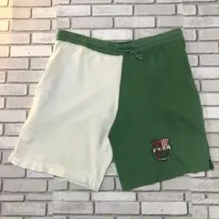 S.C.C.エンブレム付きラガーパンツ Ｍ 白×緑