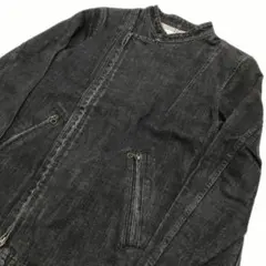 ブランド古着！ UNITED ARROWS ブラックデニムライダースジャケット