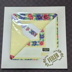 FEILER フェイラー 花柄 タオルハンカチハンカチ 2枚セット