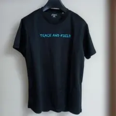 asics TRACK AND FIELD 陸上用シャツ 黒