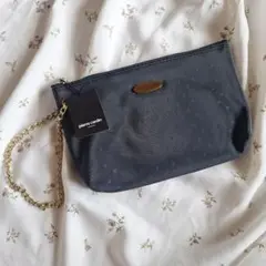 タグ付き　ピエールカルダン　ポーチ 黒