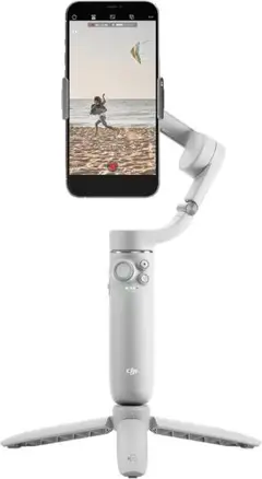 DJI OM 5 アテネ グレー 補助ライト内蔵スマートフォンクランプセット