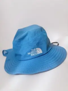 目立つ水色　THE NORTH FACE メッシュハット キッズ　Mサイズ