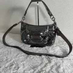 レスポートサック アトリエ 2WAY チェーン ミニバッグ（シルバー 