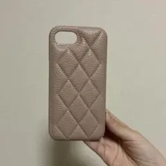 iPhone 16E レザー風キルティングケース