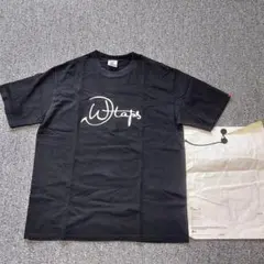 WTAPS ダブルタップス クロスプリント Tシャツ ブラック XL 04 美品 