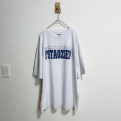 バスクマゼンタ　グラフィックロゴ ビッグシルエット半袖Tシャツ　白のサムネイル