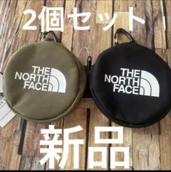 2個セット！新品ザ・ノースフェイス ラウンドミニ ポーチ　キーホルダー　小物入れ