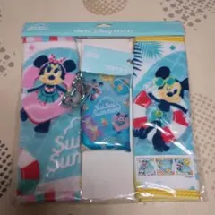 東京ディズニーリゾート SUISUI SUMMER ミニタオル カラビナ セット