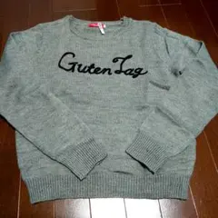 earth music & ecology グレー長袖セーター