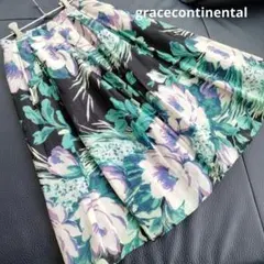 グレースコンチネンタル♡ フレアスカート 花柄のサムネイル