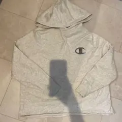 Champion グレー フード付きパーカー
